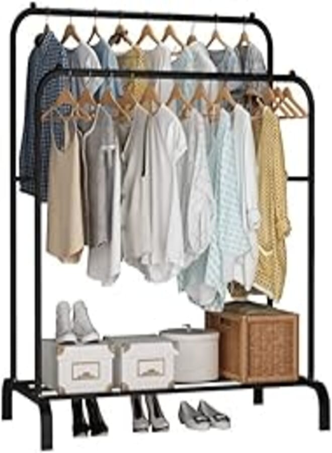 MTL Metal Clothes Rack (Black)