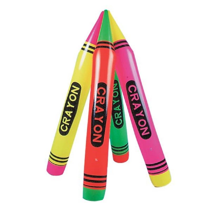 Rhode Island Novelty 44" Neon Crayon Inflate – One Piece - Image 3