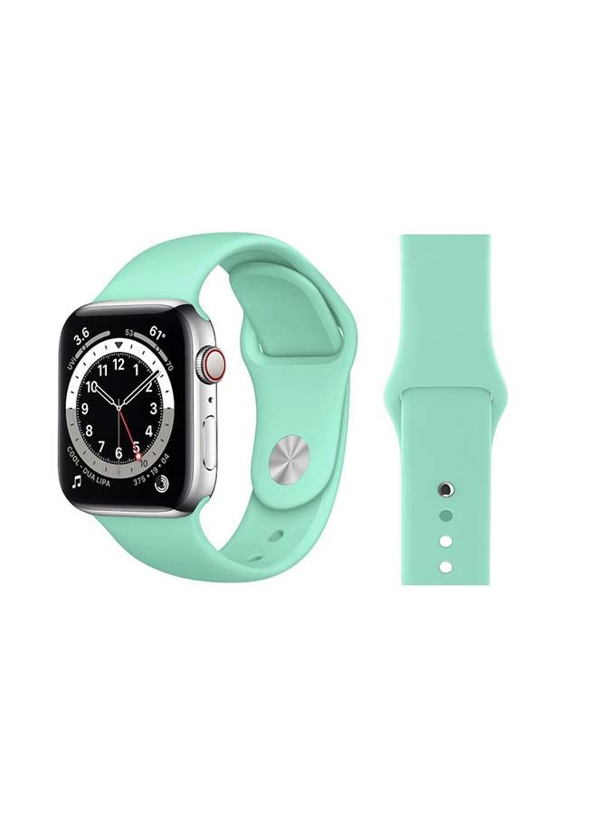 NIBEMINENT Replacement Band For Apple Watch Series 6/SE/5/4/3/2/1 Green Grass