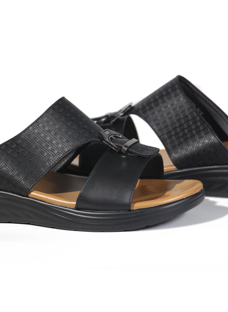 Mon Ami Men’s Arabic Sandals - Ultra-Soft, Lightweight, and Breathable Slip-On Slippers with Flexible Midsole - Anti-Slip, Waterproof, and Odorless Design for Outdoor, Medical, and Casual Wear  - Image 5