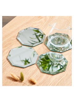 Lucy 4-Piece Angular Coaster Set 12.5 x 12.5 cm