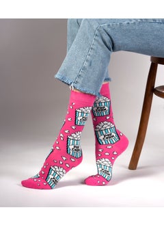 Ozzy Socks 2 Pack Pop Corn Patterned Socks  - Image 2