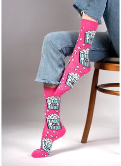 Ozzy Socks 2 Pack Pop Corn Patterned Socks  - Image 4