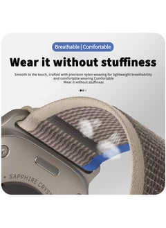 Generic 5 Piece for Apple Watch Alpine Loop Band 49mm/45mm/44mm Nylon Woven Sport Strap Compatible with iWatch Series 8/Ultra/7/SE/6/5/4/3/2/8 White/Green/Blue/Black  - Image 3
