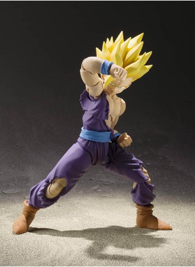 Tamashii Nations - Bandai Tamashii Nations S.H. Figuarts Super Saiyan Son Gohan "Dragon Ball Z" Action Figure, 150 months to 720 months - Image 1