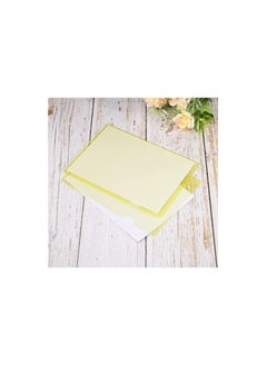 MARKQ A4 Plastic File, L-Type Folders Project Pockets Clear Paper Document Jacket Sleeve for Office, Paper Storage, Yellow (Pack of 12)  - Image 5