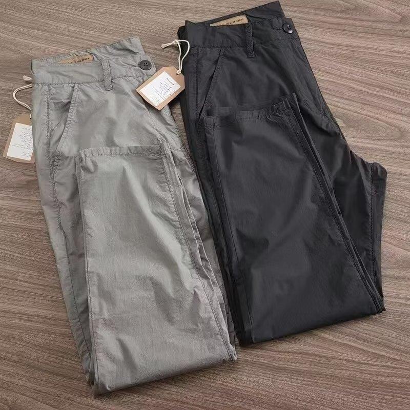 Foreign Trade Work Pants 2023 Simple Commuter Casual Mens Trousers Work Wear-resistant Loose Straight Outdoor Work Pants Black - Image 5