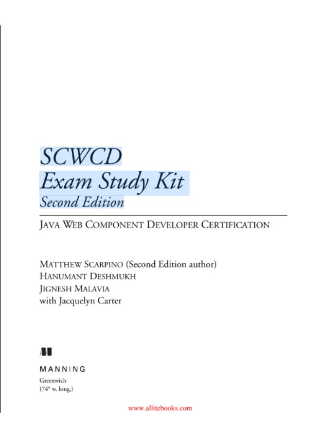 SCWCD Exam Study Kit Second Edition - Image 3