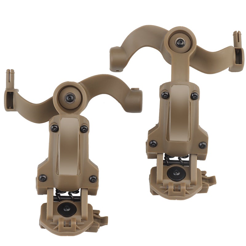 Professional Helmets Headset Installation Bracket Kit Multi-angle Rotation Helmets Headphone Rail Adapter Set - Image 5