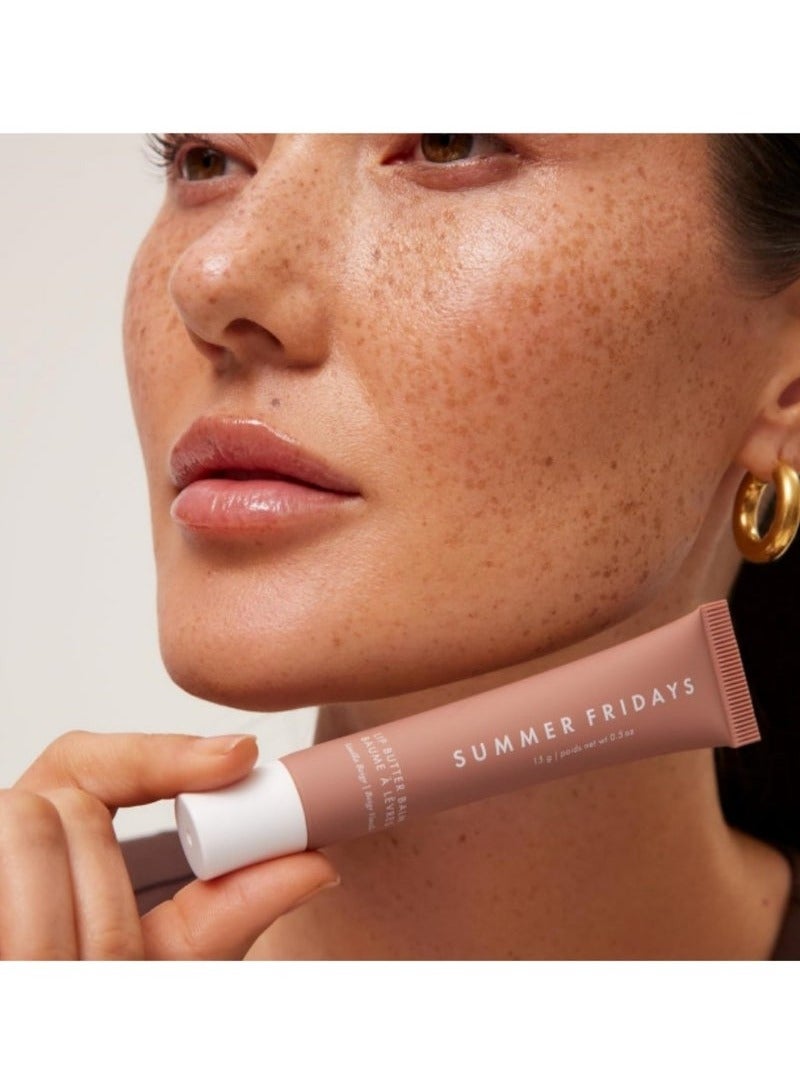 Summer Fridays Lip Butter Balm - Conditioning Lip Mask and Lip Balm for Instant Moisture, Shine and Hydration - Sheer-Tinted, Soothing Lip Care - Vanilla Beige (.5 Oz) - Image 2