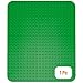 Strictly Briks Big Building Bricks Baseplate Compatible with Duplo by Lego Large Building Block Plate 15 x 105 in Green Pack of 1 - Image 3