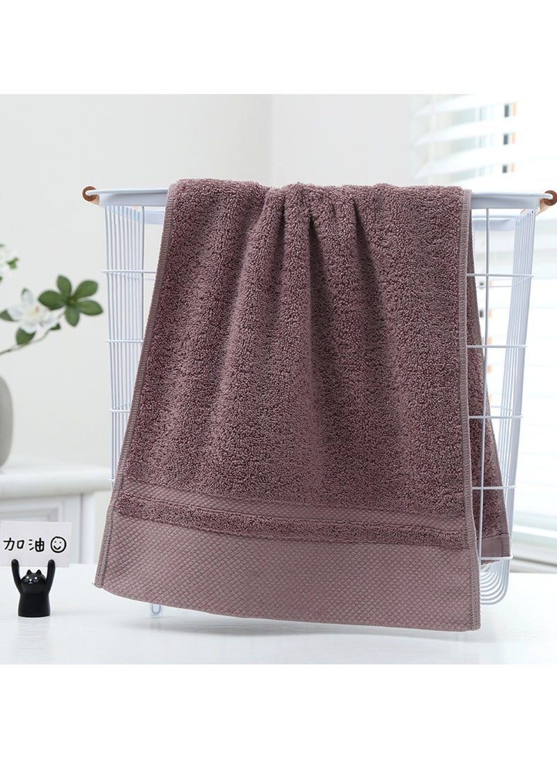 Huitich Hotel-Grade Cotton Bath Towel  70×140 cm, Brown (470g)  - Image 5