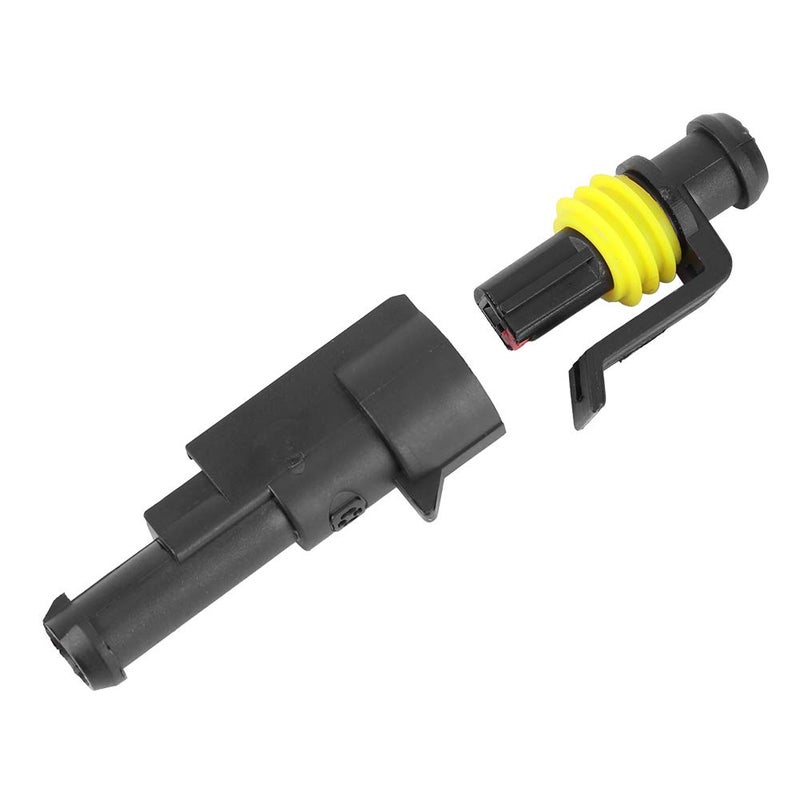 10 Set Car Wire Connector, ABS Silicone Male Female Plug Terminal, 1 Pin Way Waterproof Electrical, ANKROYUt853u2spyd - Image 1