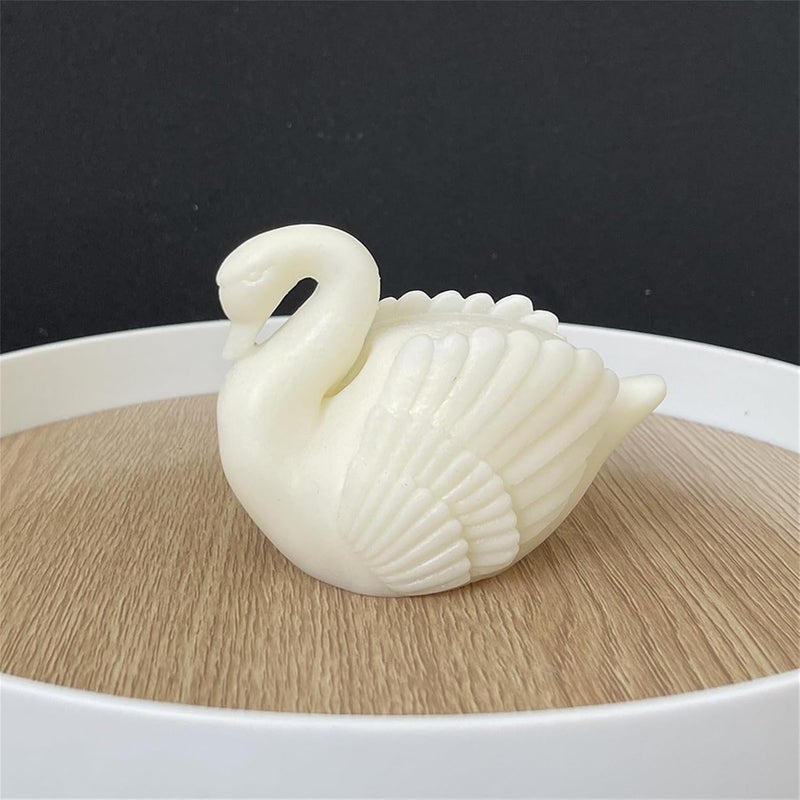 FirstTry Bird Candle Mold I 3D Fondant Swan Shape Silicone Epoxy Casting Mould I for DIY Handmade Ornament Cake Décor Aromatherapy Plaster Gypsum Soap Resin Art Craft Making Home Party Decoration - Image 4