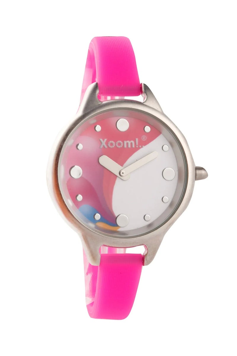 Xoom 92510222 Wristwatch Women, Waterproof, Stainless Steel ,  Silicon Strap, Durable - Image 5