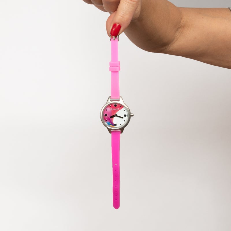 Xoom 92510222 Wristwatch Women, Waterproof, Stainless Steel ,  Silicon Strap, Durable - Image 2