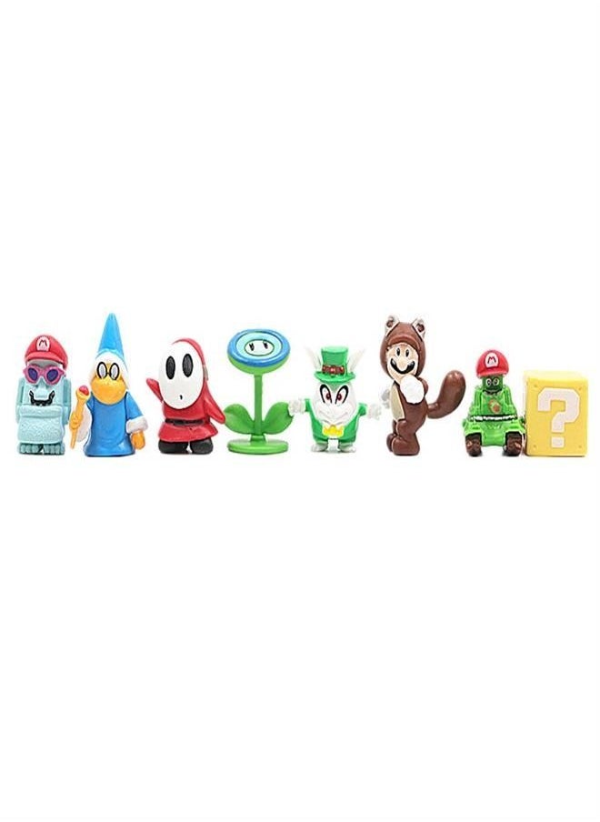 Generic - 48-Piece Mini Mario, Luigi, Yoshi, and Rosalina Toy Models Set - Amazing Miniature Super Mario Game Characters Collection (2-7cm) - Image 1