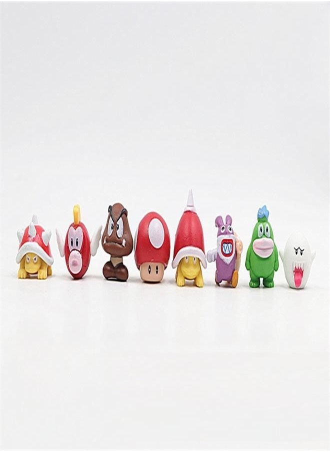 Generic - 48-Piece Mini Mario, Luigi, Yoshi, and Rosalina Toy Models Set - Amazing Miniature Super Mario Game Characters Collection (2-7cm) - Image 1