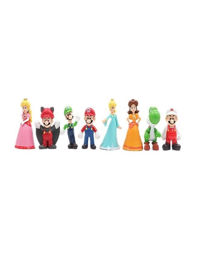 Generic - 48-Piece Mini Mario, Luigi, Yoshi, and Rosalina Toy Models Set - Amazing Miniature Super Mario Game Characters Collection (2-7cm) - Image 1