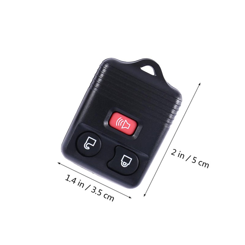 2Pcs Black Keyless Entry Remote Key Fob Clicker Transmitter Replacement for Vehicles - Image 5