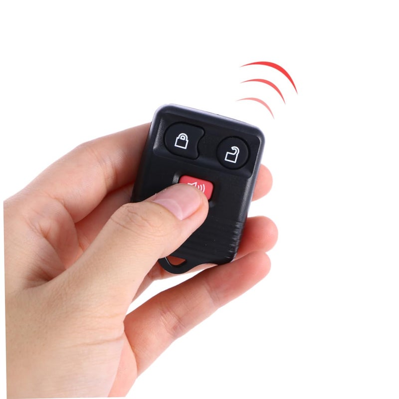 2Pcs Black Keyless Entry Remote Key Fob Clicker Transmitter Replacement for Vehicles - Image 4