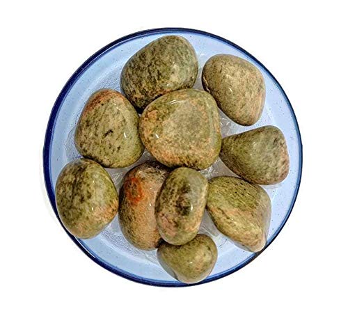 Excel UNAKITE Tumbled Crystal Healing Stone Reiki Polished Natural Gemstone-100 gr - Image 1