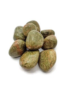 Excel UNAKITE Tumbled Crystal Healing Stone Reiki Polished Natural Gemstone-100 gr  - Image 2