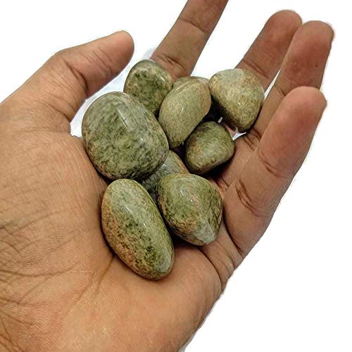 Excel UNAKITE Tumbled Crystal Healing Stone Reiki Polished Natural Gemstone-100 gr - Image 3