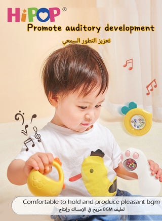 11pcs Baby Rattle Toy, Infant Teething Toys with Individual Packaging,Grab and Spin Rattles Sensory Toy Set, Food Grade Silicone Material,Newborn Toys for Babies 0-12-24 Months - view 5