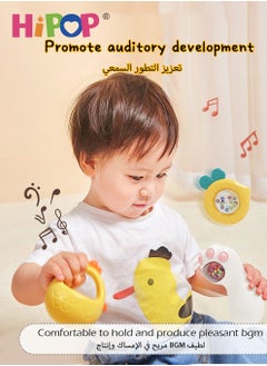 HIPOP 11pcs Baby Rattle Toy, Infant Teething Toys with Individual Packaging,Grab and Spin Rattles Sensory Toy Set, Food Grade Silicone Material,Newborn Toys for Babies 0-12-24 Months  - Image 5