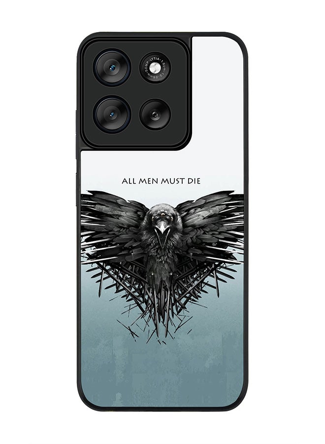 Stylizedd For Motorola Moto G56 Case,Slim fit Camera Protection, Shockproof Thin Phone cover  - GOT All Men Must Die - Image 1