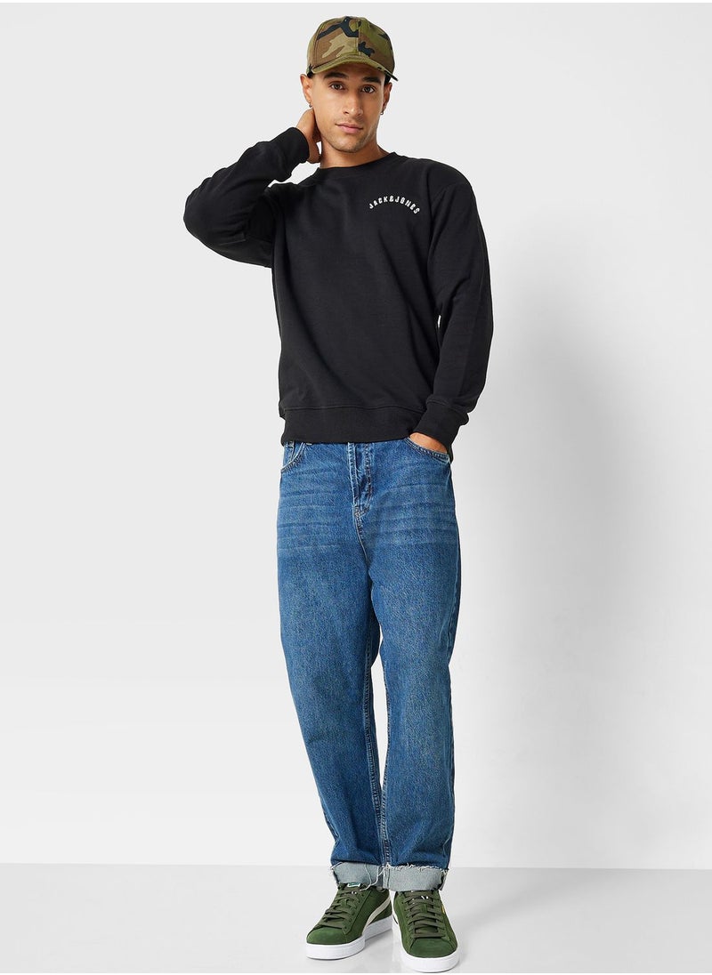 JACK & JONES - Logo Crew Neck Sweatshirt - Image 1