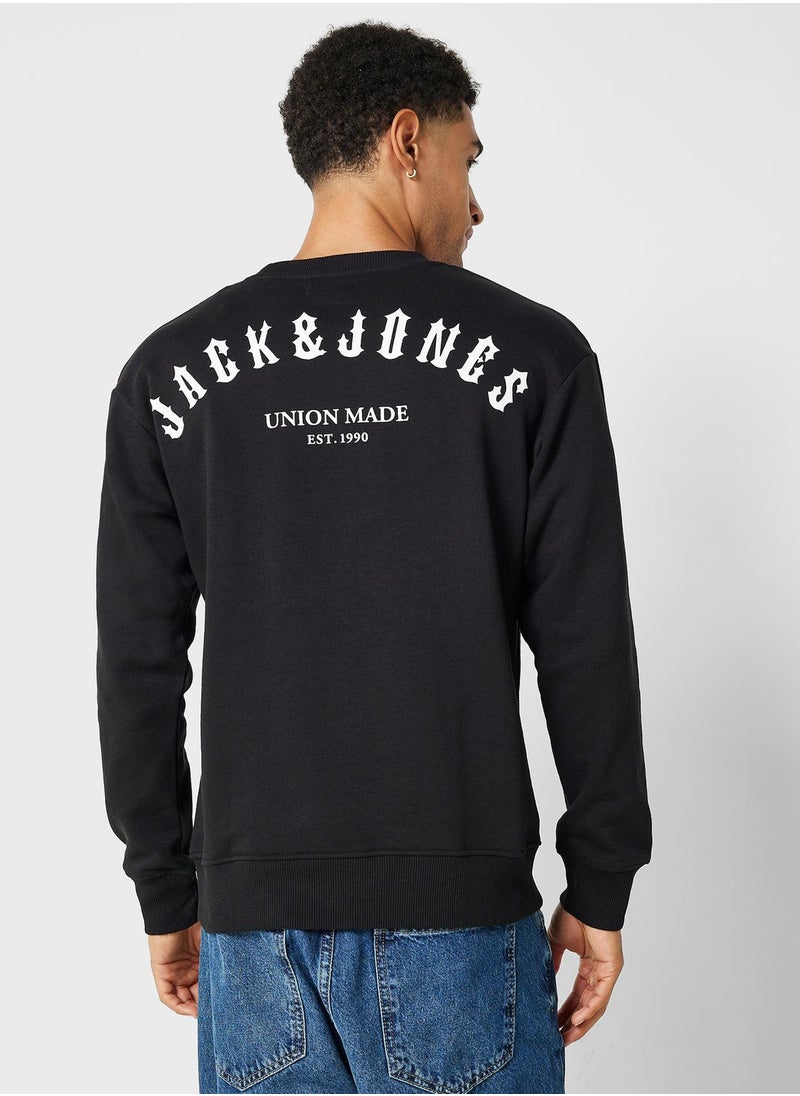JACK & JONES - Logo Crew Neck Sweatshirt - Image 1