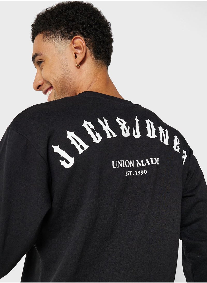 JACK & JONES - Logo Crew Neck Sweatshirt - Image 1
