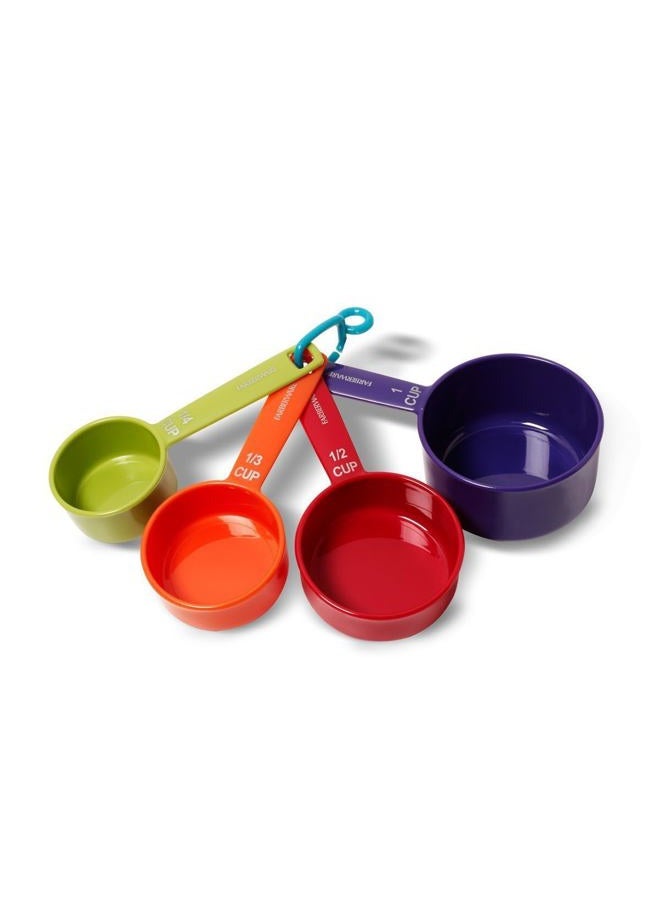 Farberware Color 9-Piece Plastic Measuring Cups and Spoons Set - Image 4