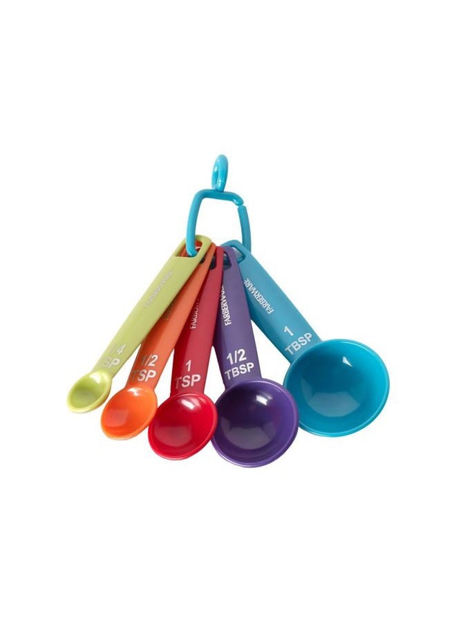 Farberware Color 9-Piece Plastic Measuring Cups and Spoons Set - Image 2