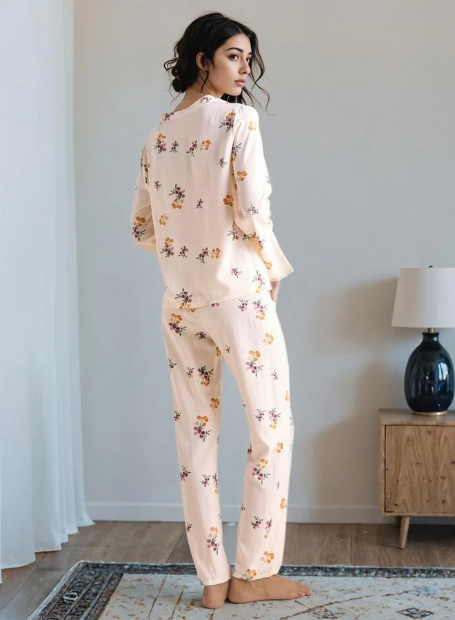 Splash FAV  Floral Print Pyjama Set for Women | Best Price UAE
