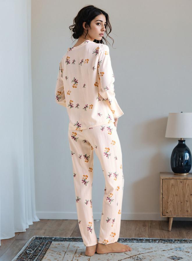 سبلاش فيڤ طقم بيجامة بطبعة زهور - Image 3
