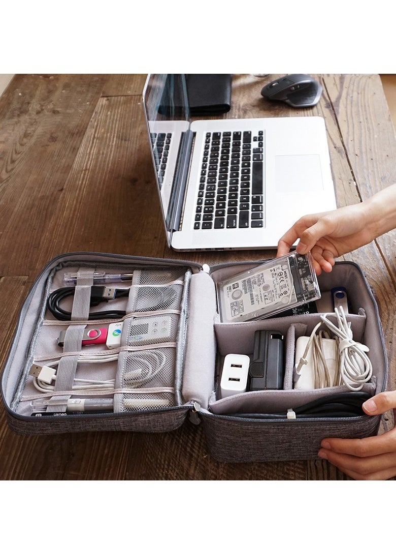 Y&D - Portable Electronic Accessory Storage And Travel Universal Waterproof Bag - Image 1
