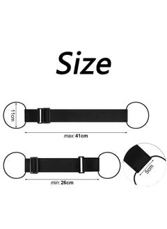 FASHION MANIA Elastic Fastening Belt for Luggage, Elastic Ring Luggage Binding Strap Adjustable Luggage Bag Fixing Clamping Strap, Universal Adjustable Suitcase Belts Luggage Strap (2PCS)  - Image 3