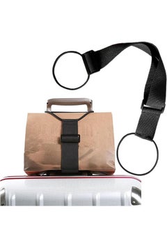 FASHION MANIA Elastic Fastening Belt for Luggage, Elastic Ring Luggage Binding Strap Adjustable Luggage Bag Fixing Clamping Strap, Universal Adjustable Suitcase Belts Luggage Strap (2PCS)  - Image 2