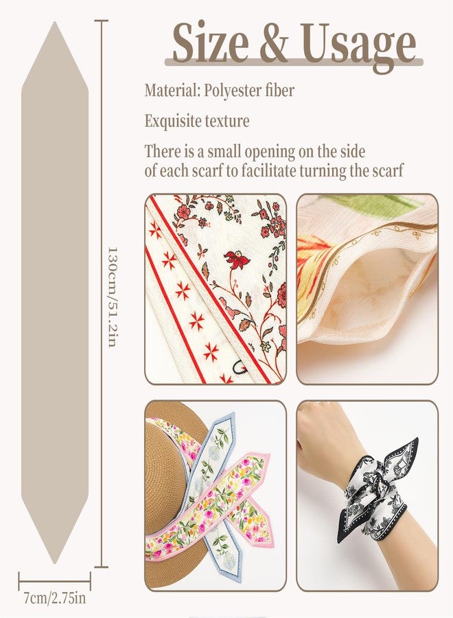 QIUTIMIY 1 Pack Purse Scarf Handbags Skinny Twill Hair Scarves Narrow Neck Scarf Band Women Fashion Accessories Bag Charms - Image 2