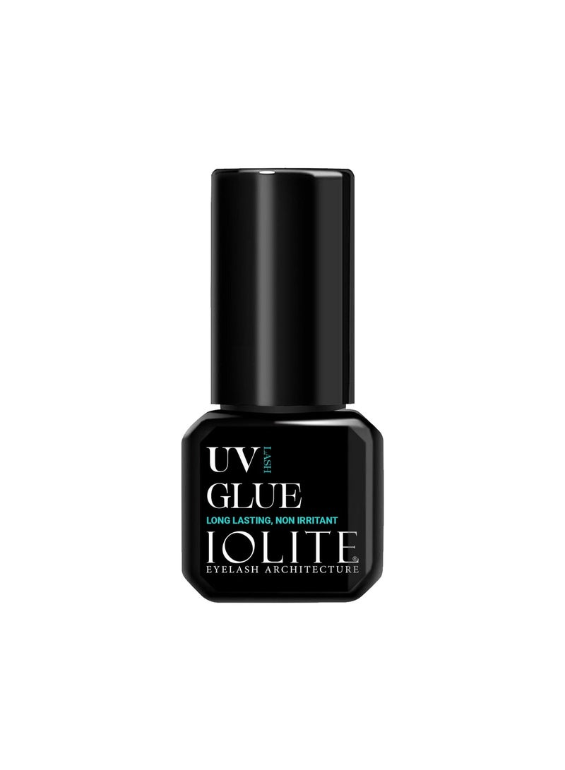 Iolite UV Lash Glue 5ml (Clear) – Quick Drying 0.5 Sec UV Eyelash Extension Adhesive, Long-Lasting 6–7 Weeks, Low Fume & Non-Irritant Lash Glue - Image 1