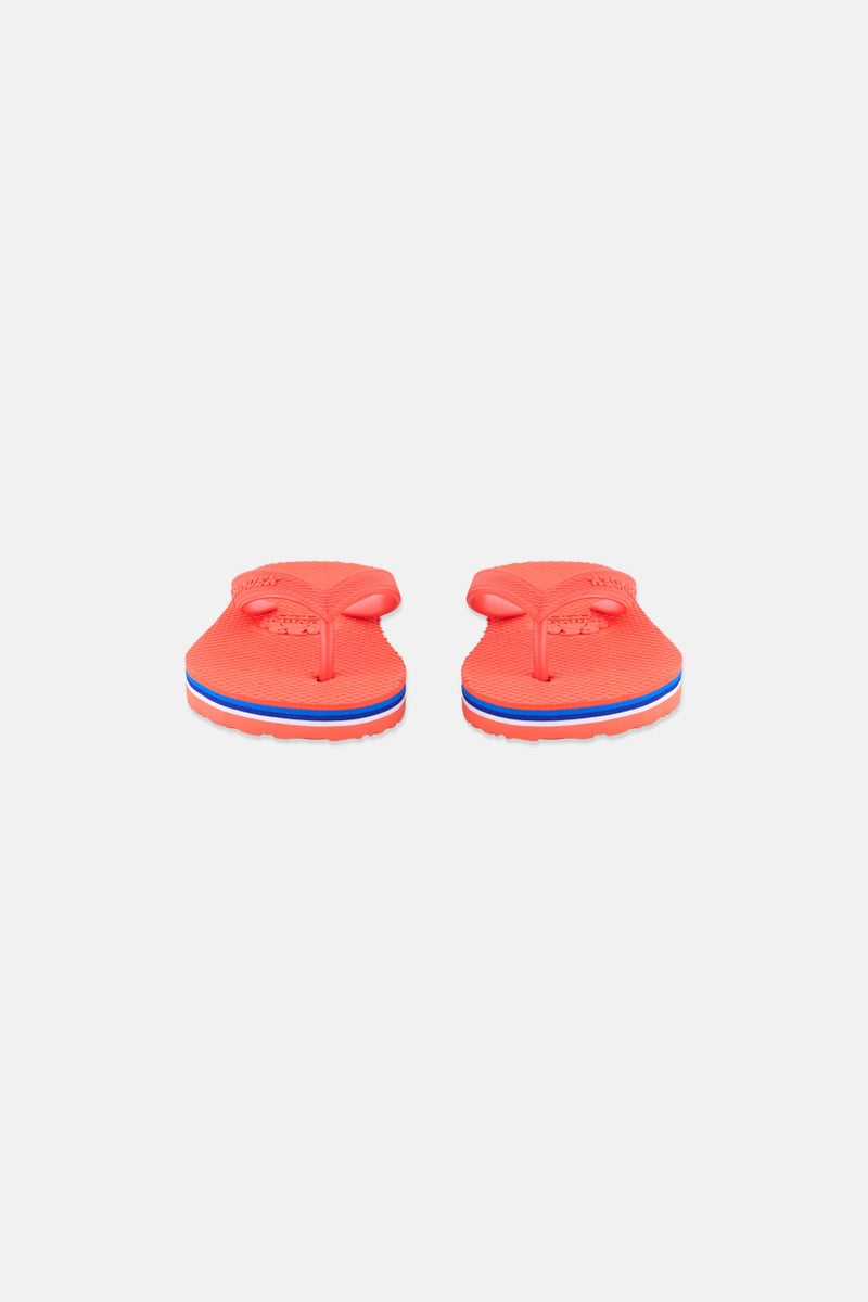 Sundek Kids Boy Slip On Flip Flops, Orange - Image 2