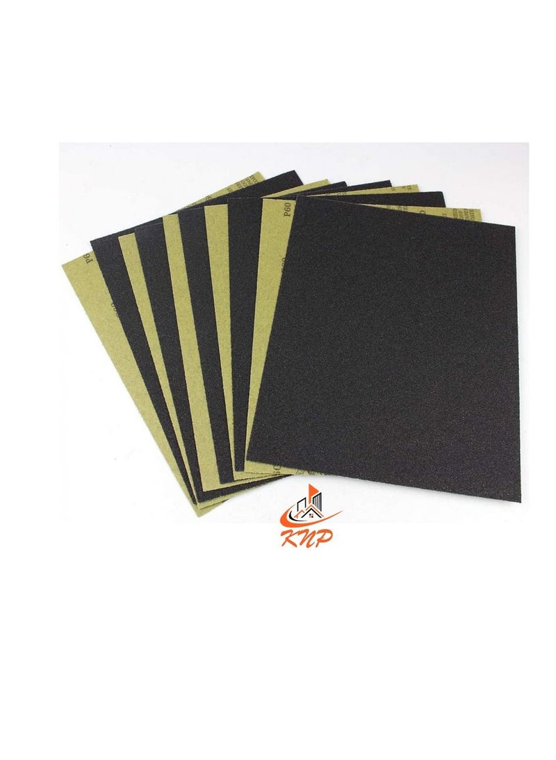 كنب ورق سنفرة مقاوم للماء 230 × 280 مم - 80 رزمة حصباء من 25 - Image 3
