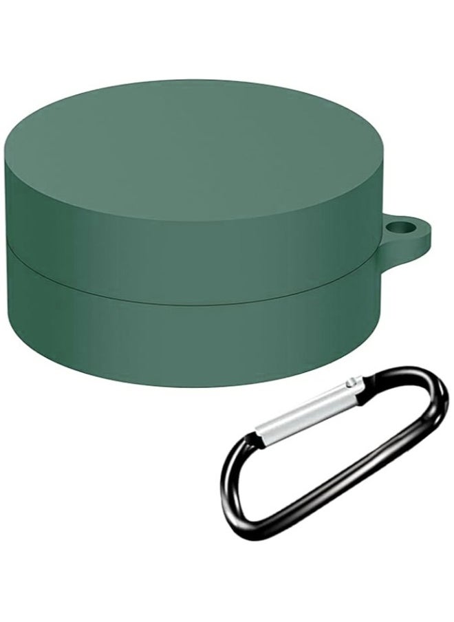 NIBEMINENT Protective Silicone Case Cover for Nothing CMF Buds Pro with Keychain Cover (green)  - Image 1