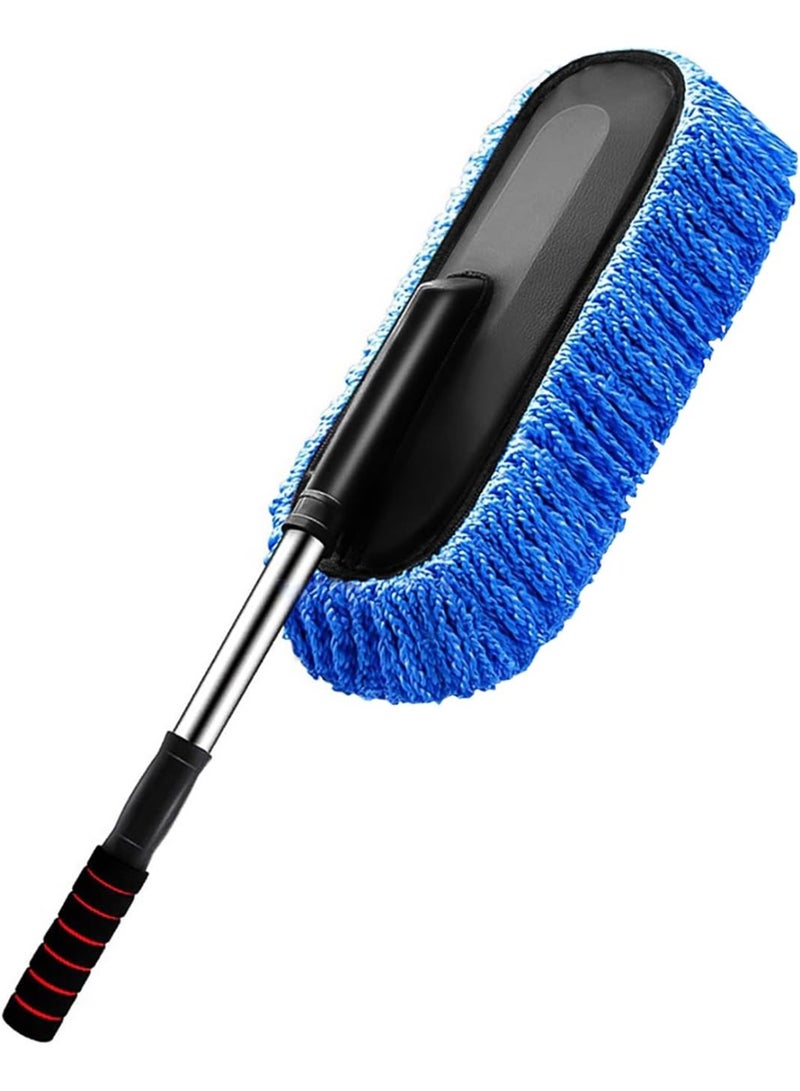 Generic Car Cleaning Brush with Long Handle – Microfiber Car Duster for Dust & Dirt Removal – Scratch-Free, Reusable, Multicolor - Image 1