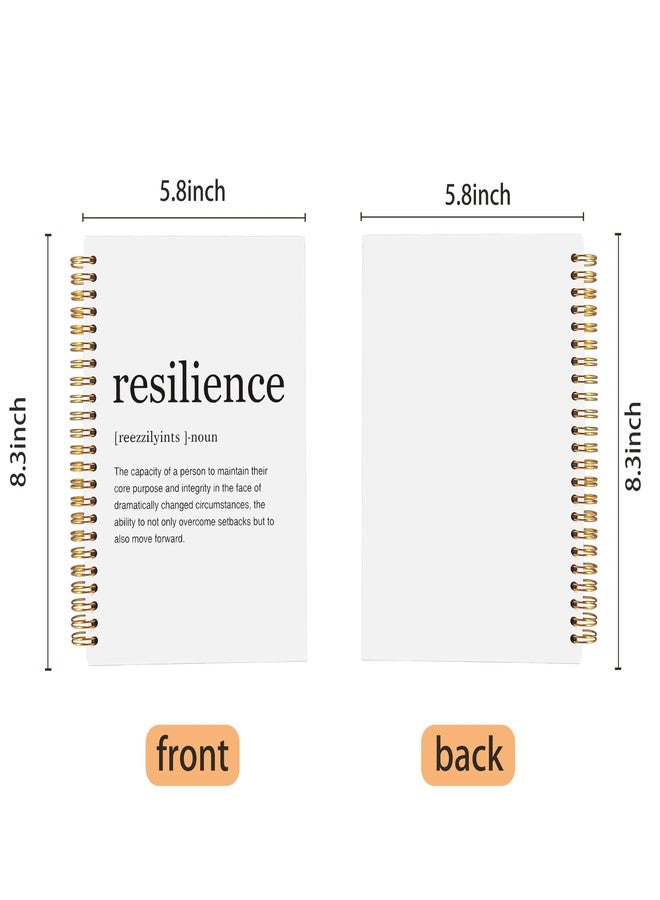 Ecezatik Inspirational Notebook,Inspirational Journal,Inspirational Journal for Women Men Writing,Resilience Spiral Notebook 8.3×5.5 Inch - Image 5