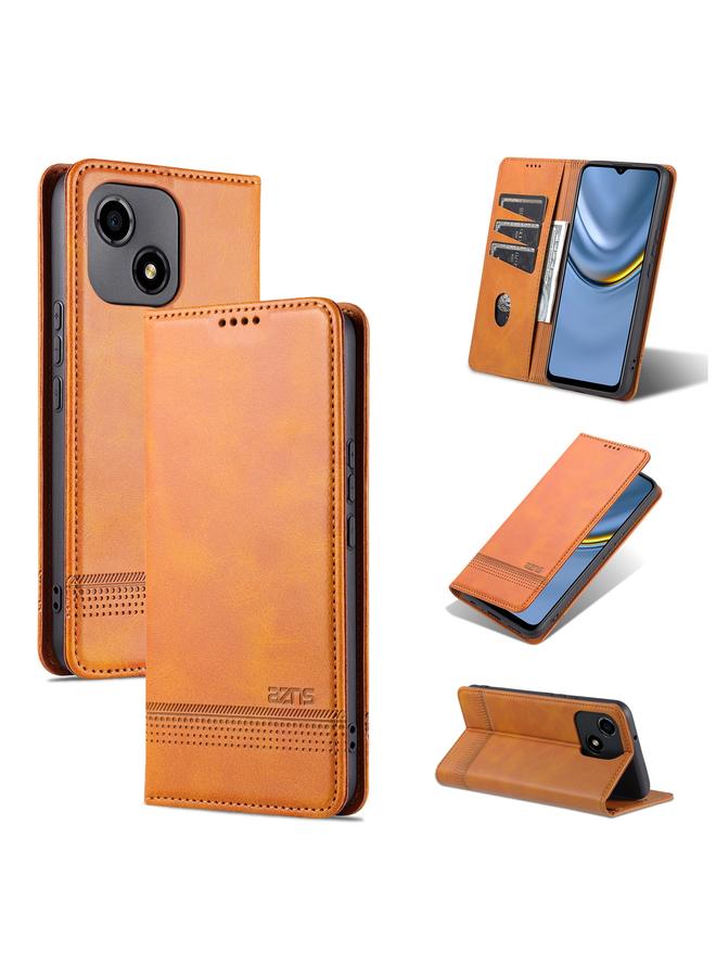 The Bros Case For Honor Play 30 Magnetic Calf Texture Flip Leather Phone Case