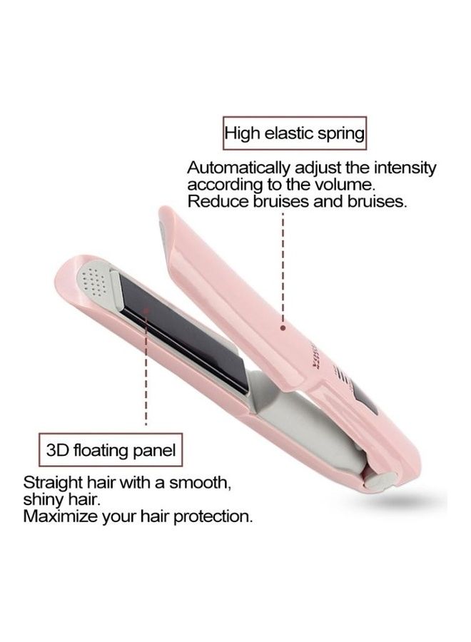 نيبمينينت جهاز مخصص لفرد الشعر لاسلكي صغير قابل للشحن بمنفذ USB. وردي - Image 4